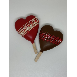 Valentijnsfrisco's rood & melk